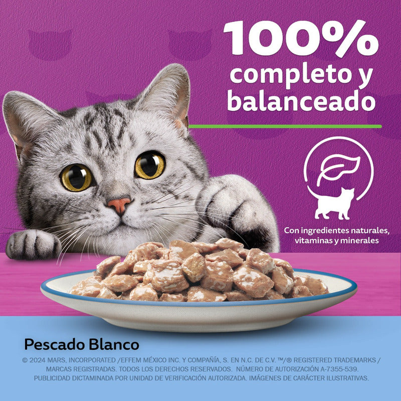 Pack X24 Sobres Multisabor Para Gato Adulto 85g Whiskas