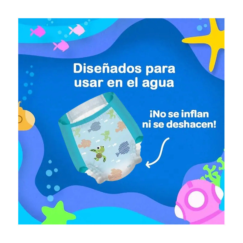 Calzoncitos Deshechables Para Nadar Huggies Little Swimmers Unisex Medianos 11 Piezas Mediano (m) Sin Género