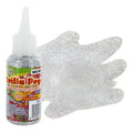 Diamantina Pegamento Brilla Pega Color Plata 6 Pz De 50ml Plata