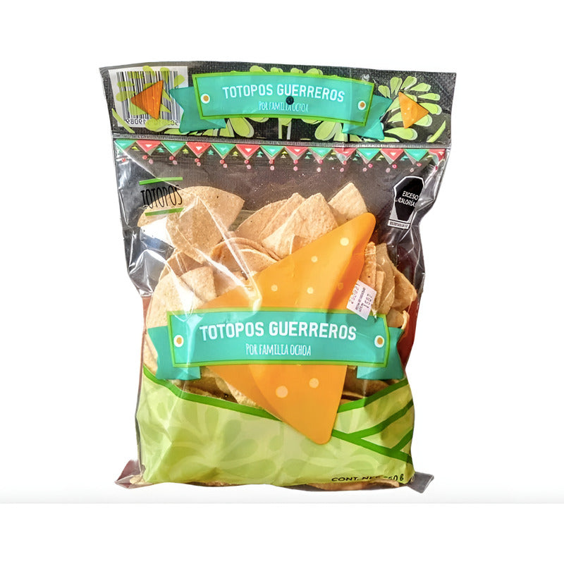 Totopos Tortillas Ochoa Dorados Deshidratados 3 Pzs De 250gr