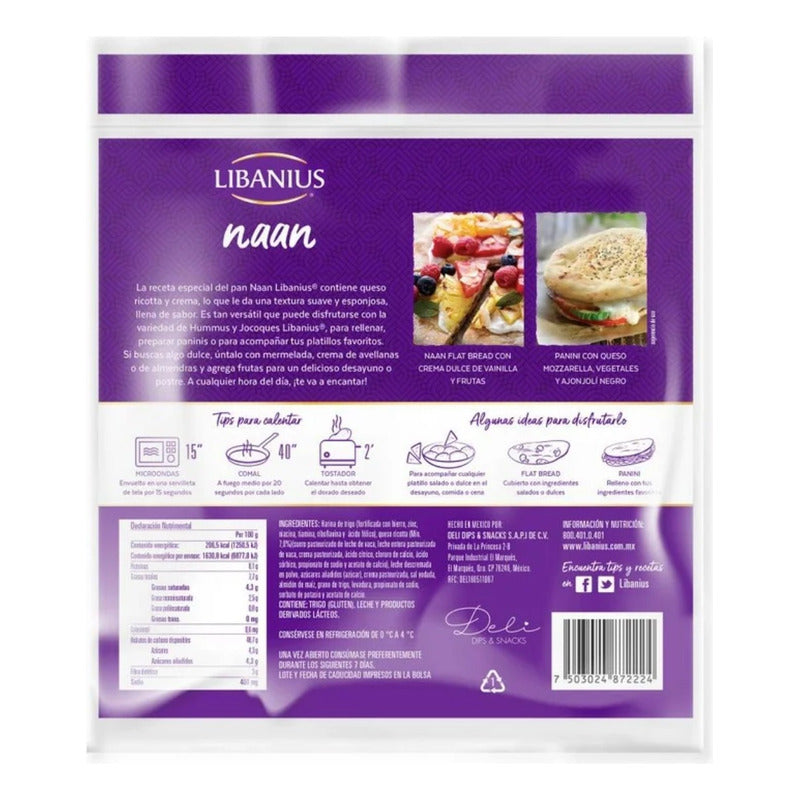 Pan Naan Libanius 550 G