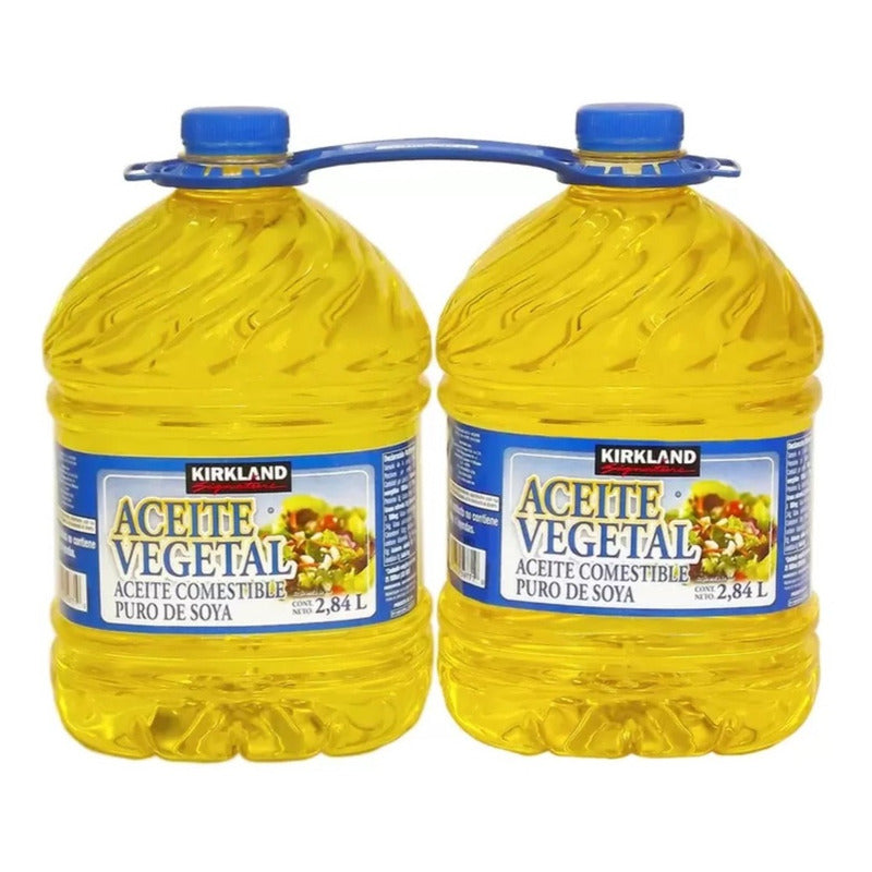 Kirkland Signature Aceite Vegetal 2 Pzas De 2.84 L