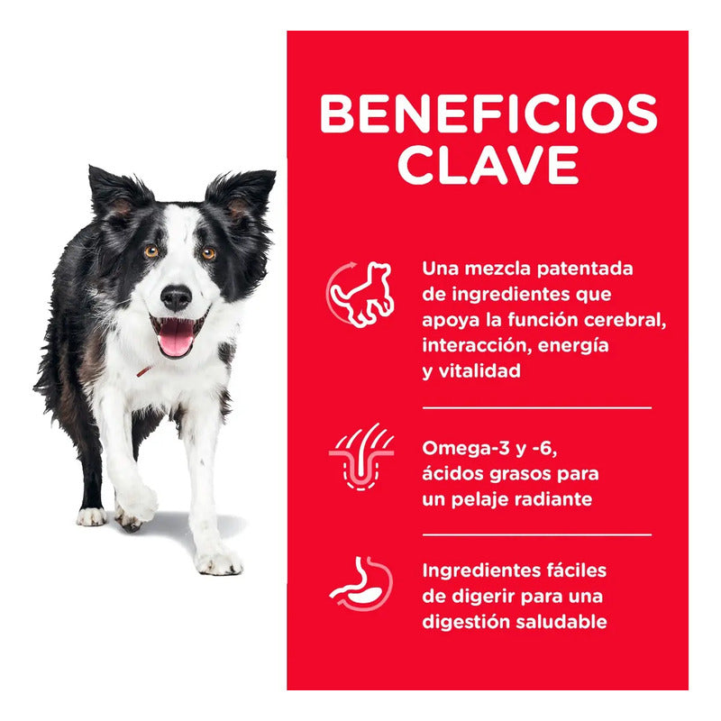 Croquetas Para Perro Adulto Hill's Science Diet Senior Vitality 7+, Sabor Pollo Y Arroz, 5.7 Kg