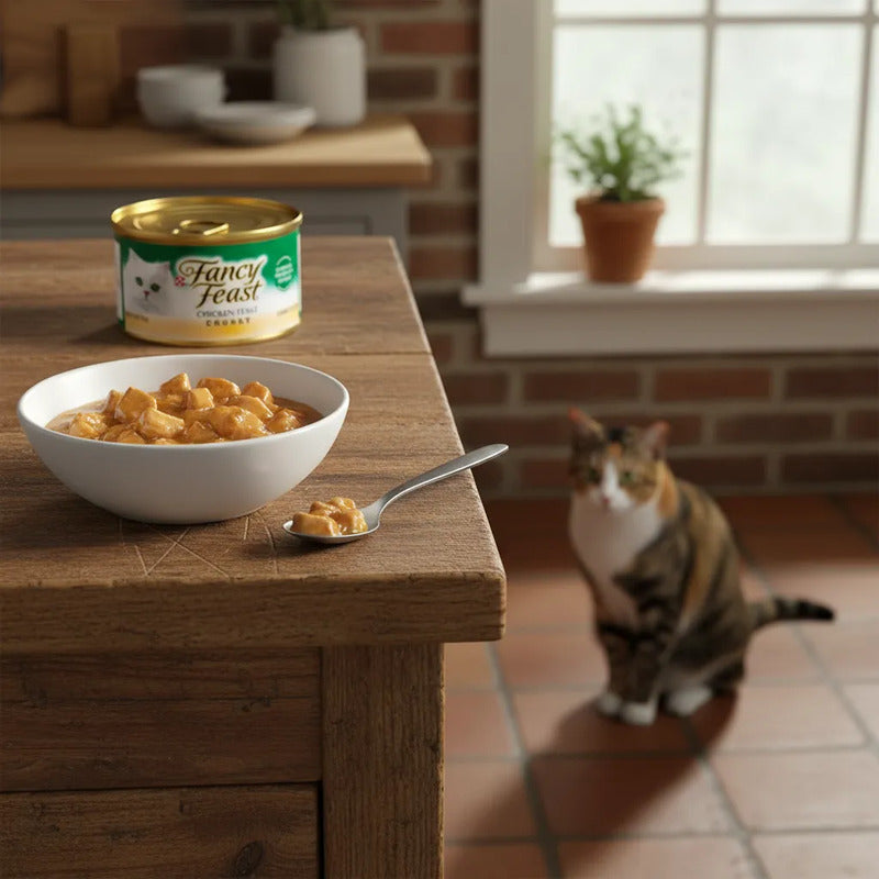 Alimento Húmedo Para Gato Receta De Pollo, 85 G