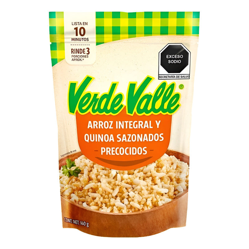 Quinoa Arroz Integral Verde Valle Sazonado Preco 140g (4pzs)