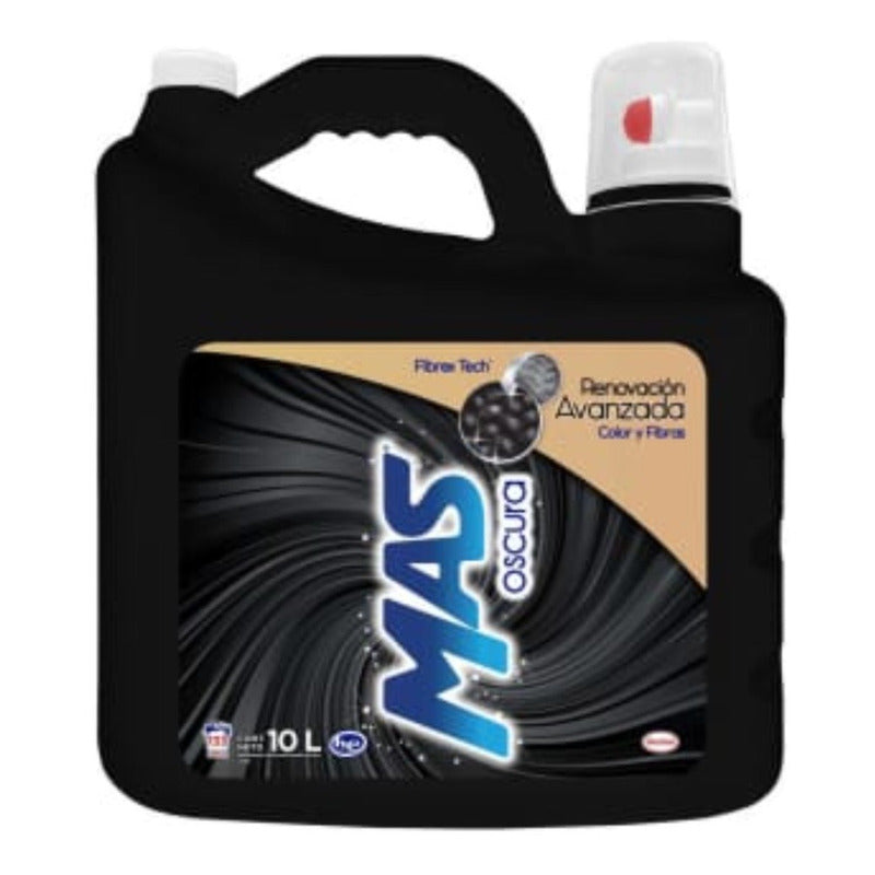 Detergente Líquido Mas Color Ropa Oscura 10l