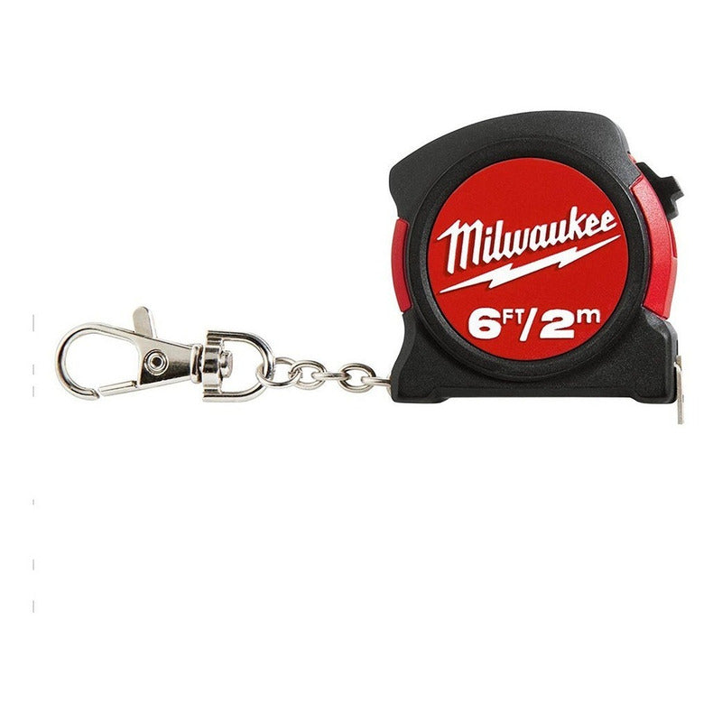 Flexómetro 2 M Tipo Llavero De Plástico Milwaukee (1pz)