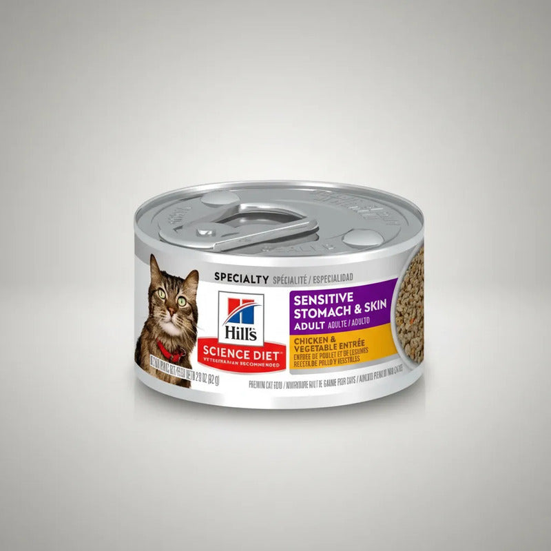 Alimento Húmedo Piel Y Estómago Sensibles Gato Adulto, 82 G