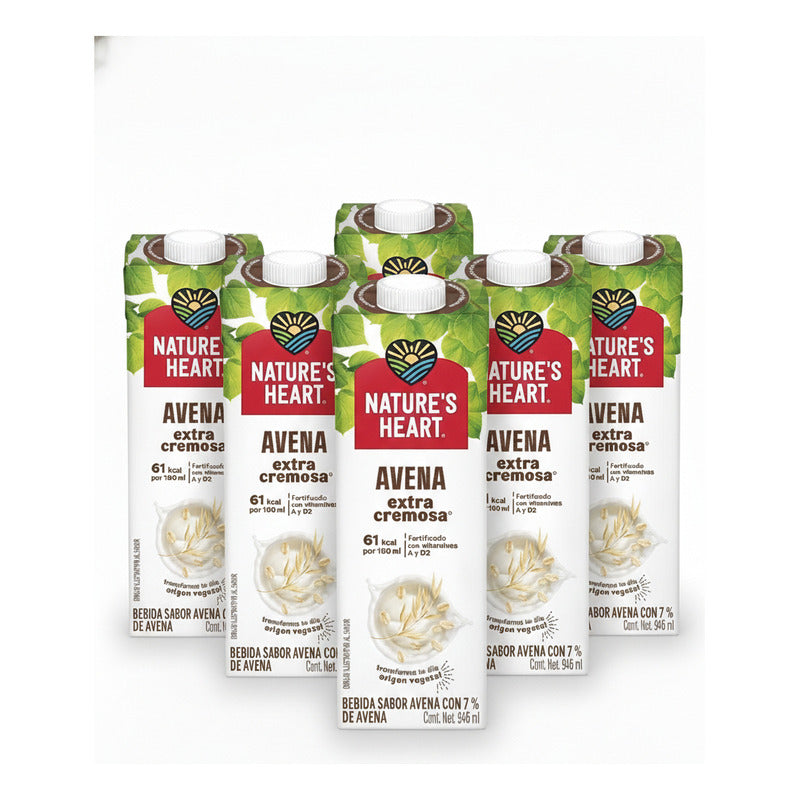 Bebida De Avena Extra Cremosa 946ml (6piezas)