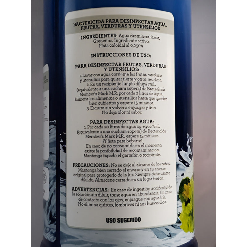 Bactericida Para Desinfectar Comida Member's Mark De 1 Litro