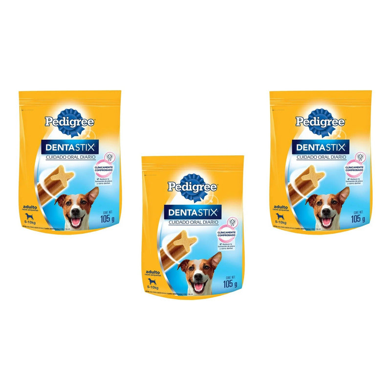 Premios Dentastix Adulto Razas Pequeñas  105 G (3 Piezas)