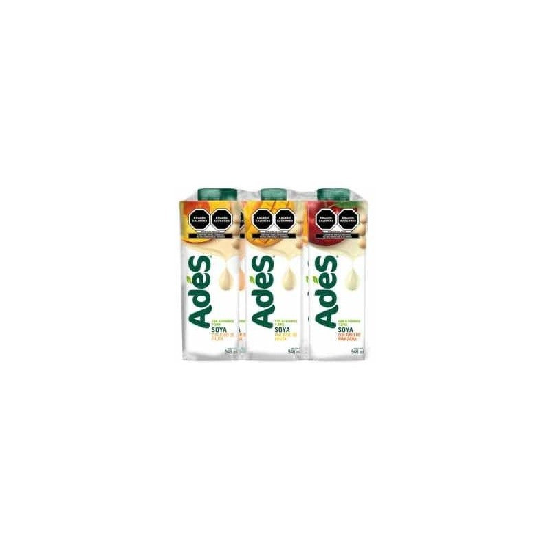 Bebida De Soya Ades 6 Pzas De 946 Ml