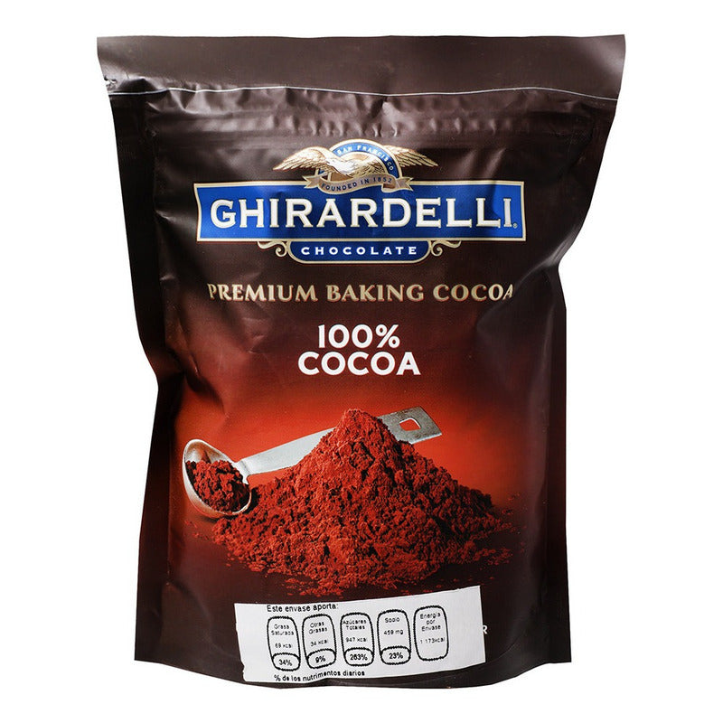 Cocoa Para Hornear Sin Azucar Ghirardelli 298gr  Ipg