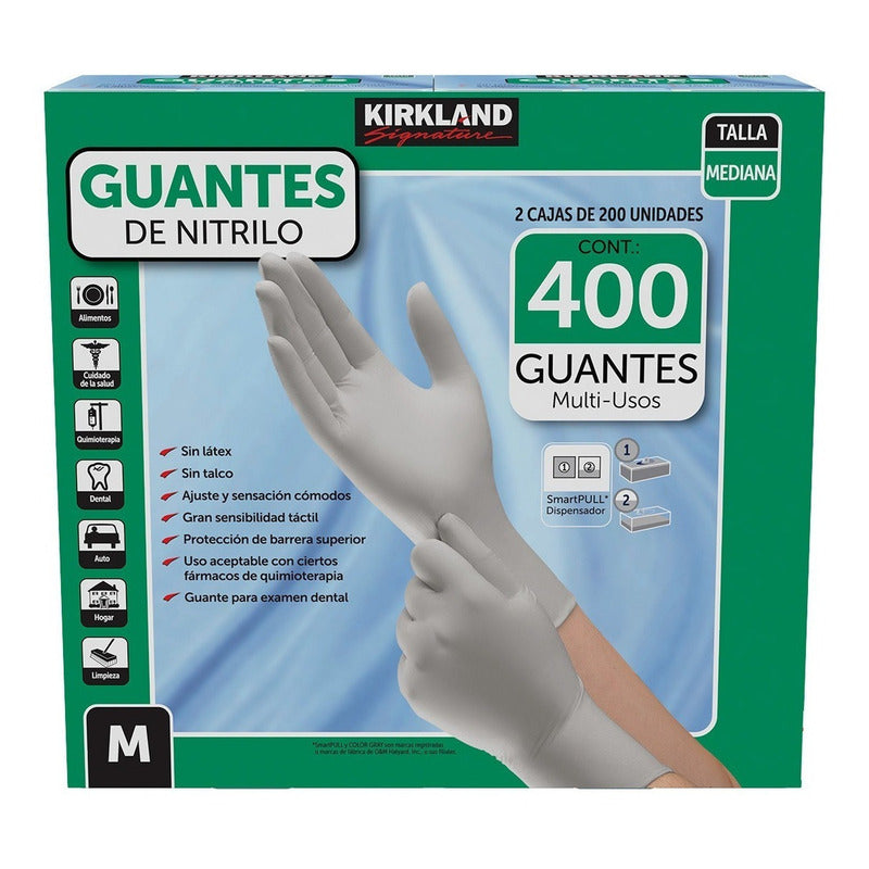 Guantes Descartables Kirkland De Nitrilo