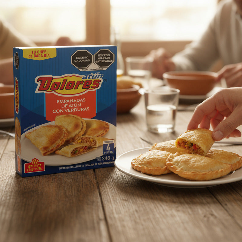 Empanadas De Atún Con Verduras Dolores 1 Paq De 348gr