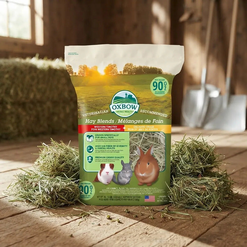 Oxbow Heno Mezcla De Orchard Y Timothy Peq Mascotas, 2.5 Kg