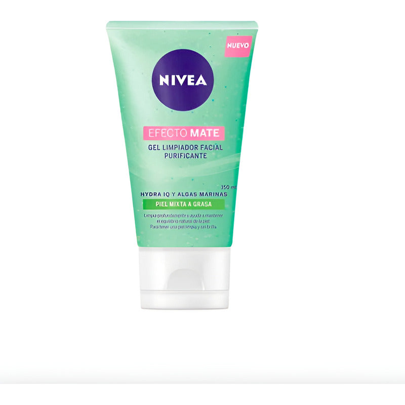 Gel Facial Limpiador Y Purificante Nivea  Efecto Mate 150 Ml Mixta Y Grasa Día/noche