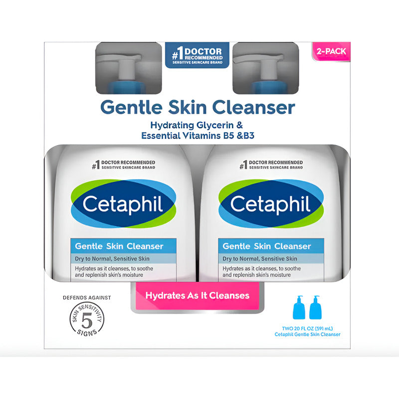Cetaphil Loción Limpiadora Facial 2 Piezas De 591ml Normal Día