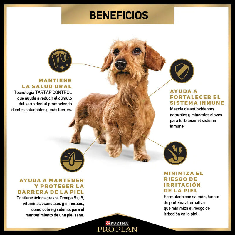 Alimento Para Perro Adulto Raza Pequeña Salmón Y Arroz 7.5kg