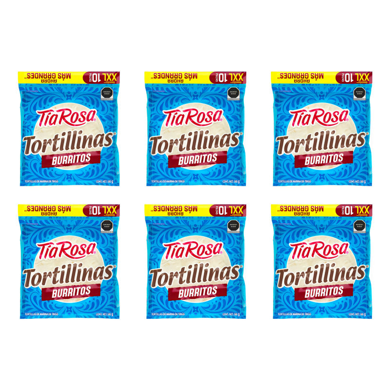 Tortillas Para Burritos Tía Rosa 6 Piezas De 580g