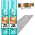 Retoque De Raíz Rubio Oscuro Magic Retouch Loréal -kit Con 2 Tono Rubio Oscuro