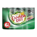 Refresco Canada Dry Sabor Ginger Ale 6 Latas De 237 Ml C/u