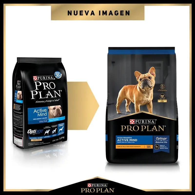 Alimento Pro Plan Optiage Active Mind Razas Pequeñas Para Perro Senior De Raza Pequeña Sabor Pollo Y Arroz De 7.5 Kg