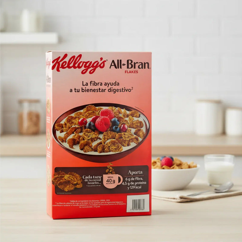 Cereal Kellogg's All Bran Flakes 1.10kg Con La Mejor Fibra