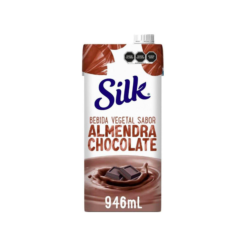 Bebida Vegetal Silk Sabor Almendra Con Chocolate De 946 Ml