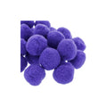 Mercería Pom Poms De 50mm Color Morado 3 Paquetes Con 30pz