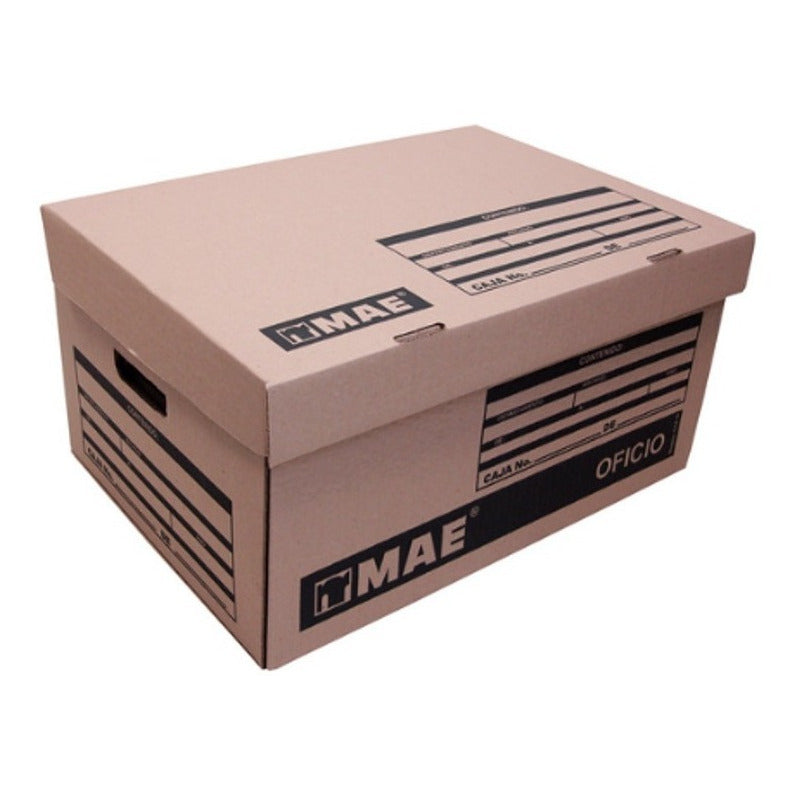Caja Para Archivo Mae Tamaño  Oficio  5 Piezas