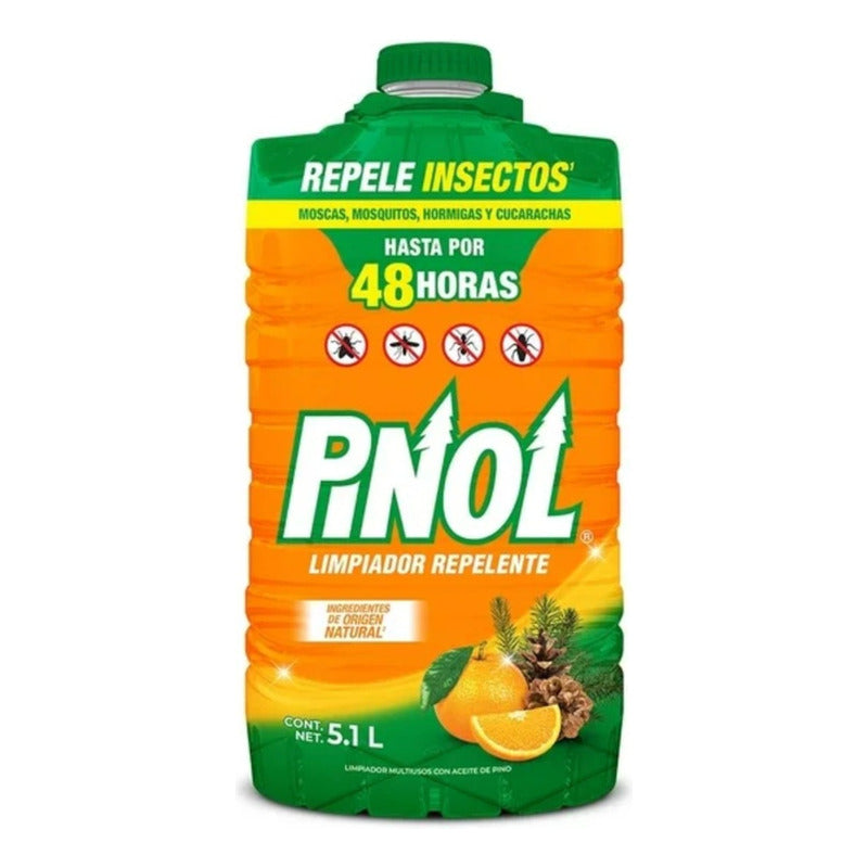 Limpiador Líquido Pinol Repelente 5.1l