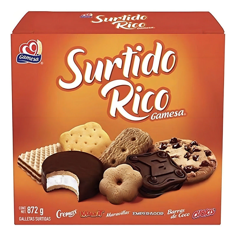 Galletas Gamesa Surtido Rico 872 G