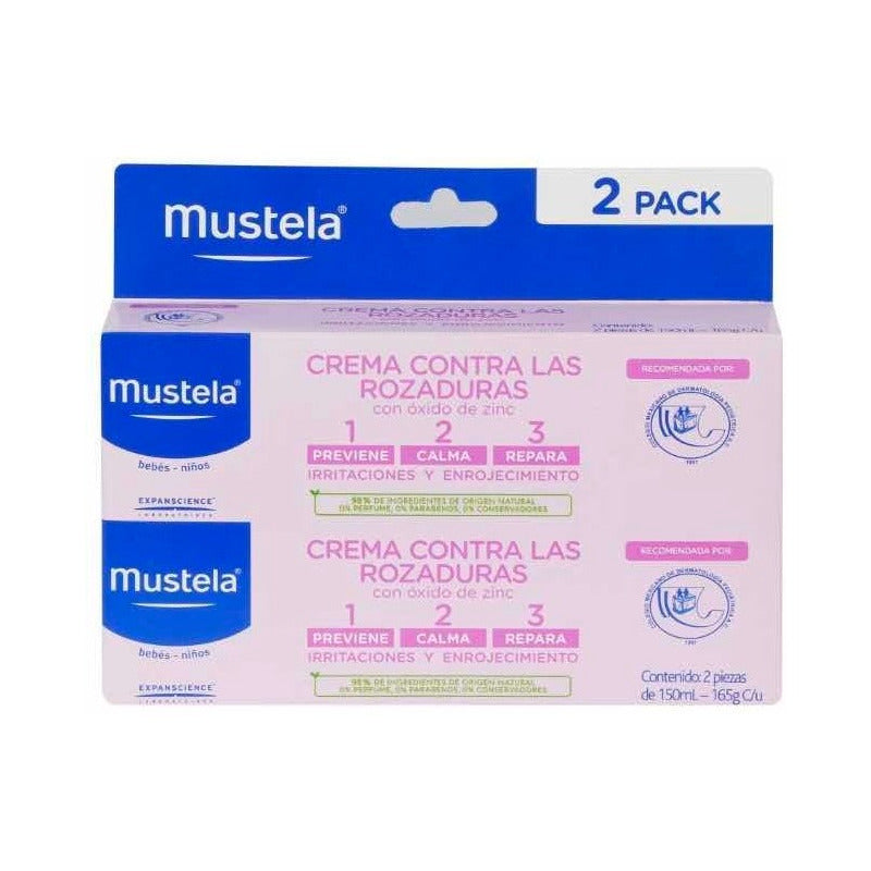 Crema Contra Rozaduras Mustela 100ml - 50ml (2piezas)