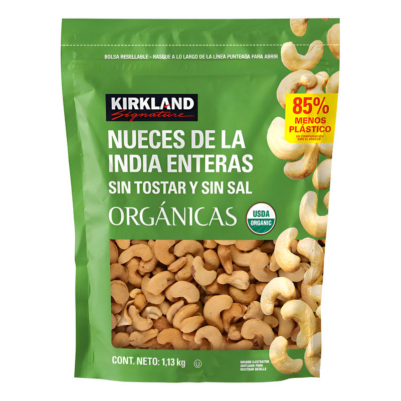 Nueces De La India Orgánicas Kirkland Signature 1.13 Kg