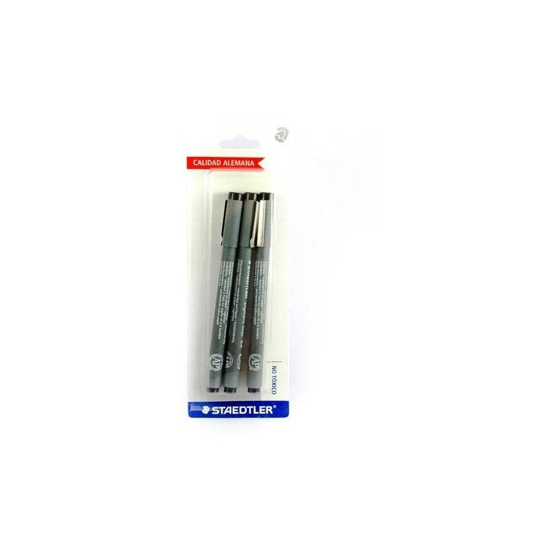 Estilógrafo Desechable Staedtler 3 Pz