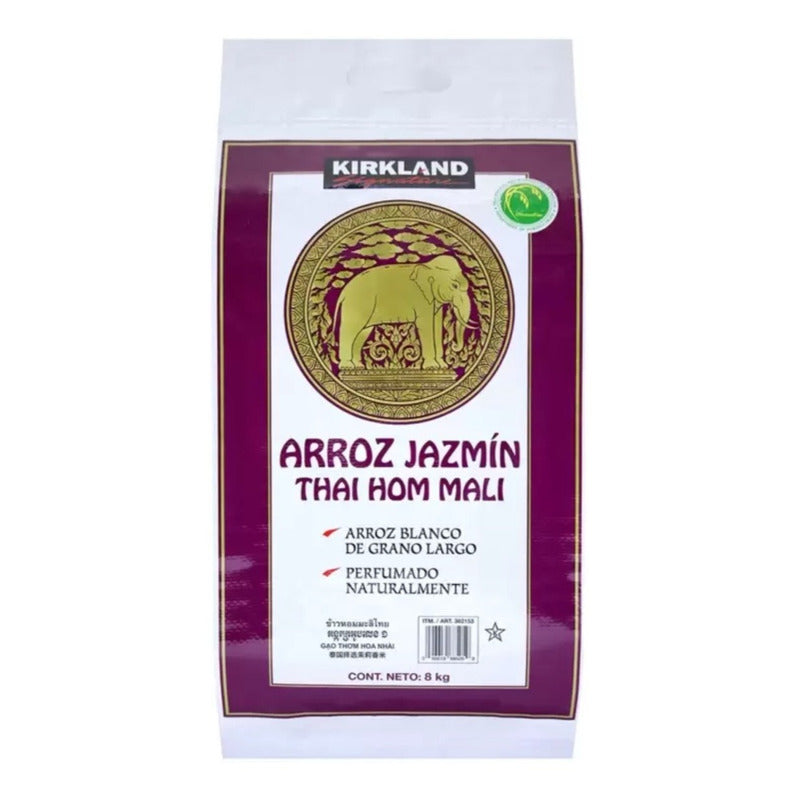 Kirkland Signature Arroz Jazmín Thai Hom Mali 8 Kg