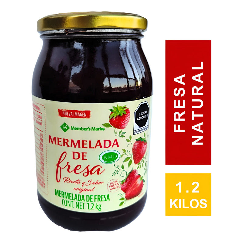 Mermelada De Fresa Member's Mark® Frasco Grande De 1.2 Kg