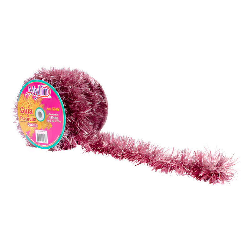 Escarcha Color Rosa Mate 3 Carretes De 9cm X 25m