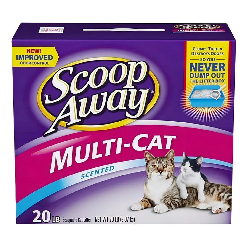 Arena Gato Scoop Away Multi Cat Aglutinante 9kg - 20lb