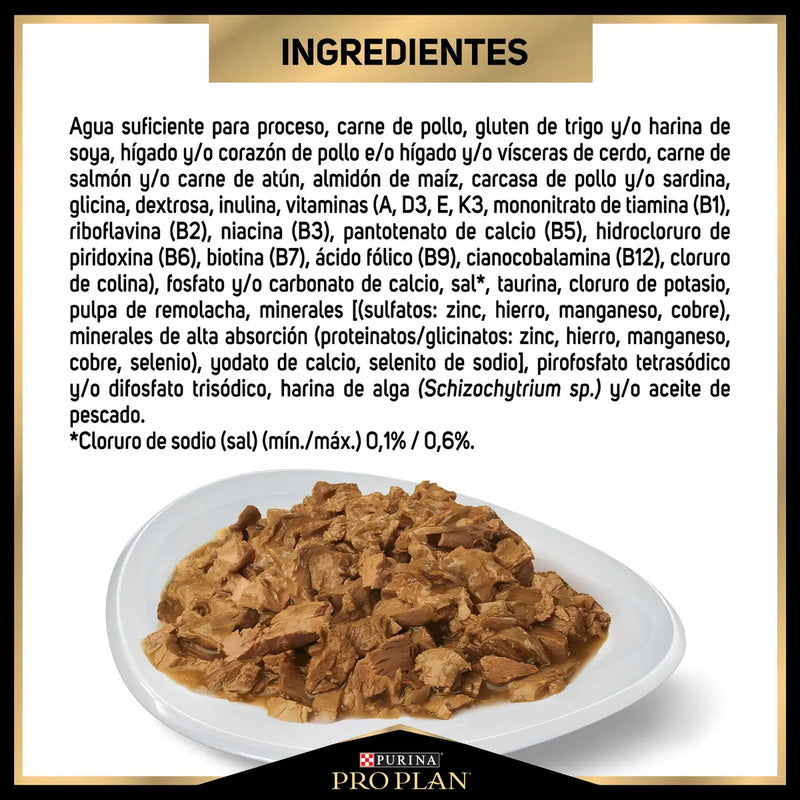 Alimento Pro Plan Adult Para Gato Adulto Pollo Sobre 85g