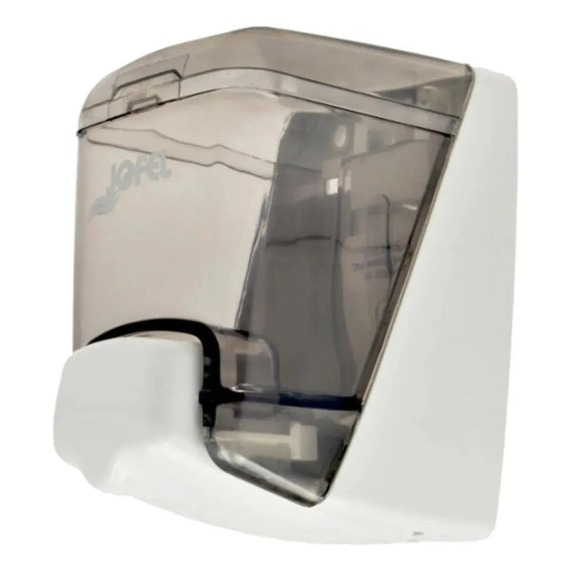 Dispensador De Jabón Jofel Ac84000au, De Plástico Gris Oscuro Con Visor Y Llave De Seguridad