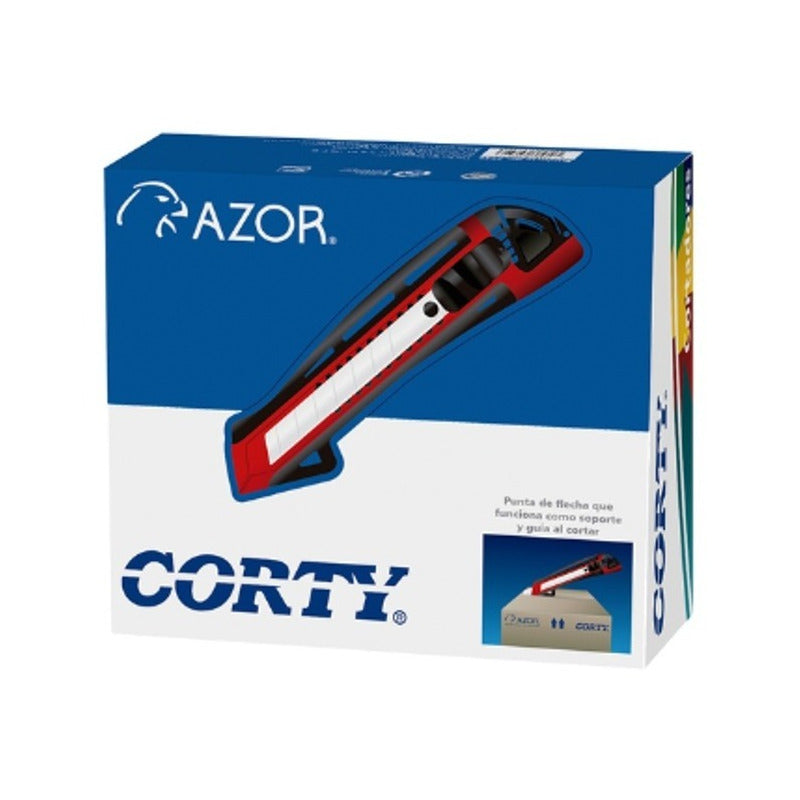 Cutter De Plástico Corty   Caja Con 25 Pz
