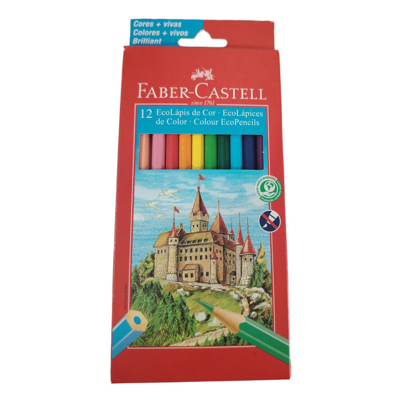 Lapiz Color Fc120112 Ecolapiz Hexagonal Con 12 Piezas