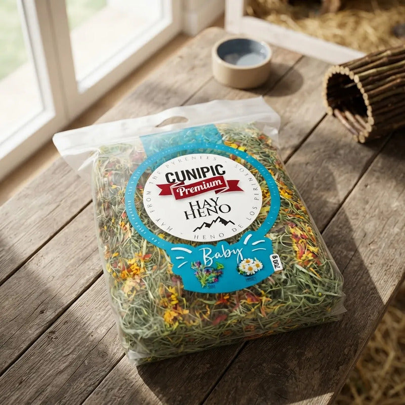 Cunipic Heno Premium Pirineos Para Conejo Junior, 700 G