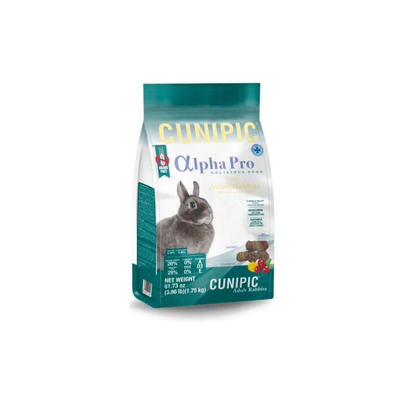 Cunipic Alpha Pro Alimento Para Conejo Adulto, 4 Kg