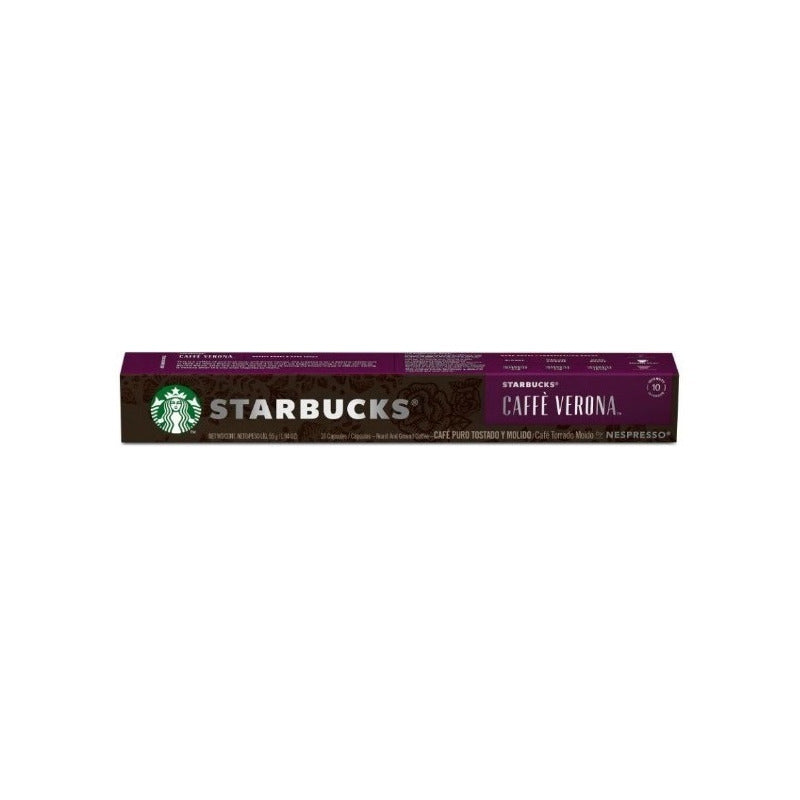 Cápsulas De Café Starbucks By Nespresso Caffé Verona 10 Pzas