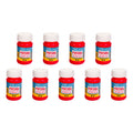 Pintura Acrílica Alta Calidad Color Rojo Cereza 9 Pz De 35ml Rojo Cereza