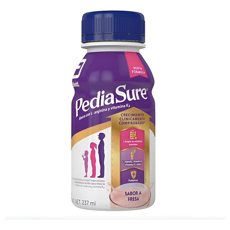 Pediasure Fórmula Para Alimento Sabor Fresa 12 Pz De 237ml Fresa