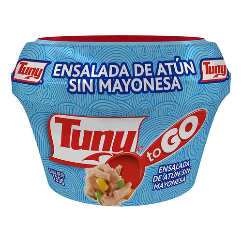 3 Pza Ensalada De Atún Tuny To Go Sin Mayonesa 135 G